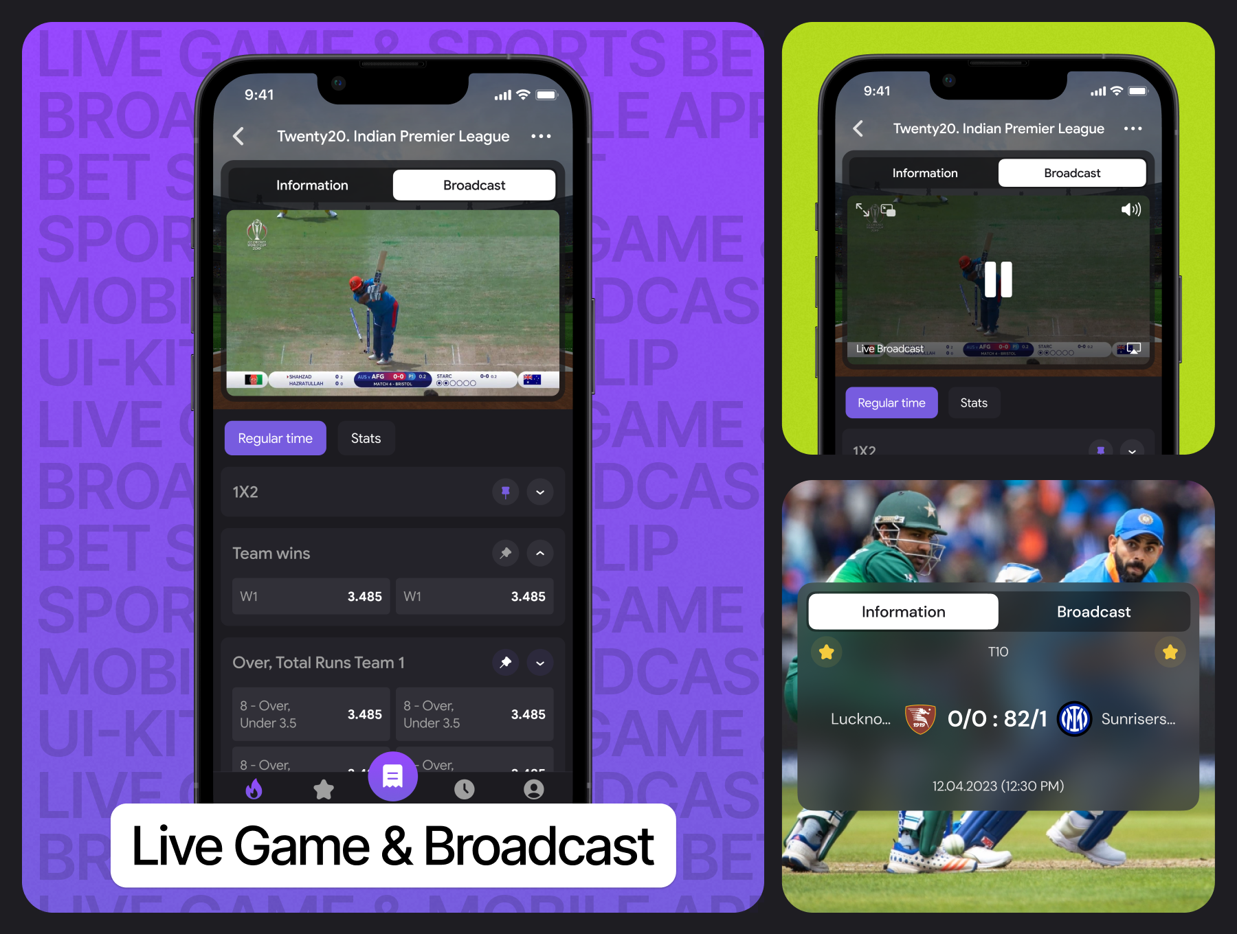 体育赌博移动应用UI套件 Sports bet mobile app UI Kit figma格式-UI/UX-到位啦UI
